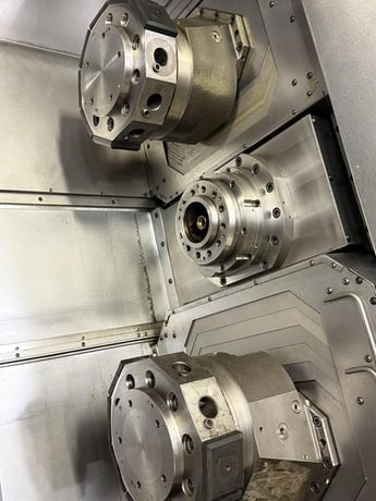 Traub #TNX65/42, CNC Lathe, 6" chuck, 2.6" bar, 32 HP, 5k RPM, 66 holders, TX8is cnc, parts, 2007 - Image 4