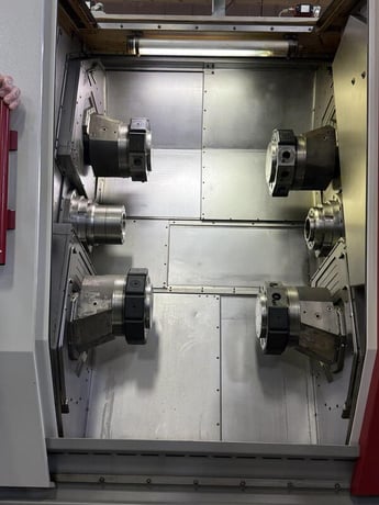 Traub #TNX65/42, CNC Lathe, 6" chuck, 2.6" bar, 32 HP, 5k RPM, 66 holders, TX8is cnc, parts, 2007 - Image 7
