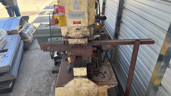 4" x 4" x 1/2" Geka #HYD-55, Ironworker, 55 ton, 10" throat, 2-3/8" stroke, 2 station - Image 2