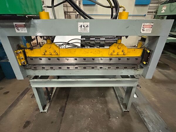 51" x 22" gauge Cut to Length Line, 5 slit head, decoilers, 220 V., 3ph - Image 4