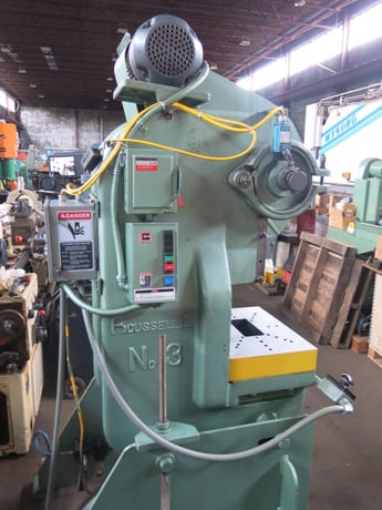 25 Ton, Rousselle Heim #3, Punch Press, 2" stroke, 135 SPM, 10-3/4" Shut Height, 2" adj. - Image 3