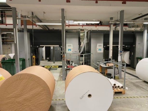 Goss & Deleeuw #M600C, web offset press, dual stacked, 32 pg, 70000 CPH, 2007 - Image 3