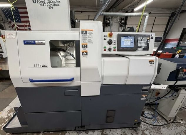 Citizen #L12X, swiss screw machine, 12k RPM, 0.47" bore, bar loader, 2k psi coolant, 2021 - Image 1