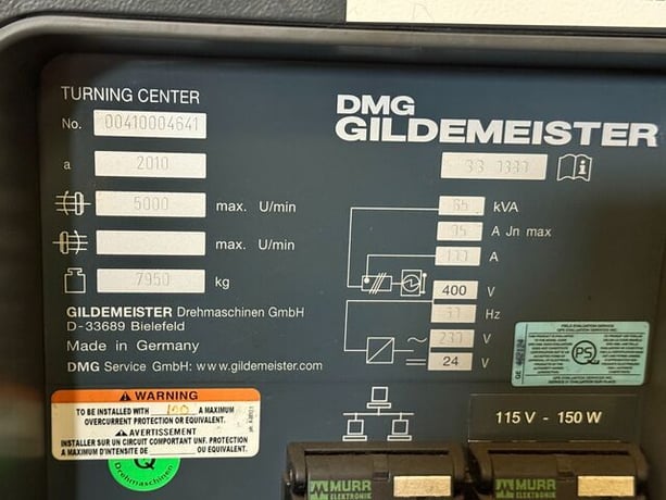 DMG, Mori Seiki #CTX-Beta-1250-TC, CNC Lathe, 17" X, 4" Y, 51" Z, 19.6" swing, 49.2" between centers, 10" - Image 10