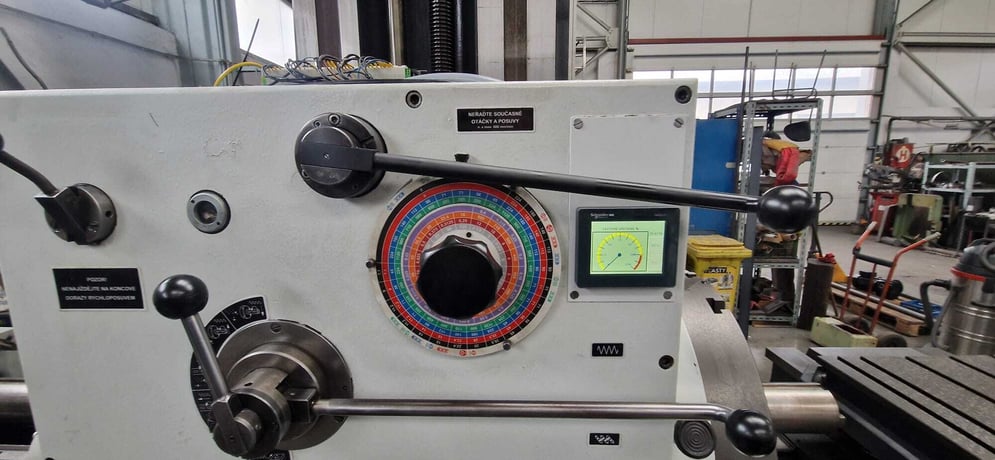 4" Tos Varnsdorf #W100A, Table Type Horizontal Boring Mill, 63" X, 44" Y, 49" Z, 49.2" x 49.2" table, 15 HP - Image 5