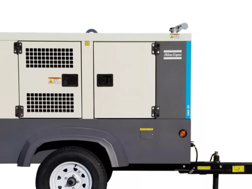 22 KW Atlas Copco #QAS-25-ID-T4F, Generator, 3 Phase, 20 kW/25 kVA Prime, 28 kVA Standby, 480/277 V - Image 1