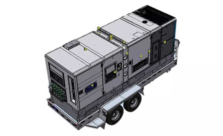328 KW Atlas Copco #QAS-410-SD-T4F, Generator, 3 Phase, 410 kVA, 480/277 V - Image 3