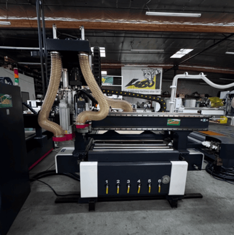 Castaly #SUPER-408RT-DB, CNC Router, w/ offloading, 4' x 8', 230 V., 12.8 HP, 24k RPM, new - Image 3