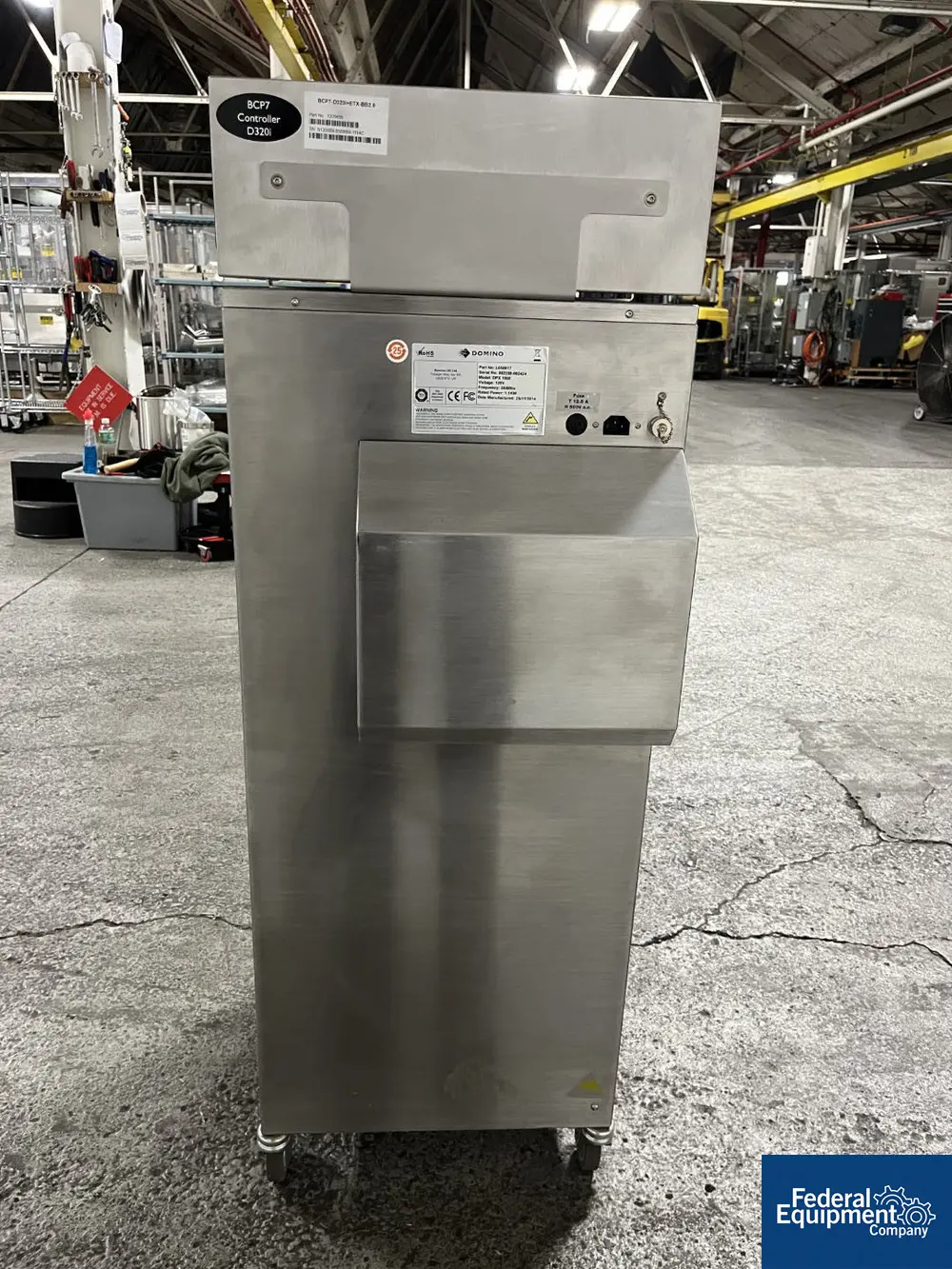 Domino #DPX1000, Fume Extraction System, 200-500 codes/hr, 2014 - Image 4