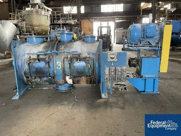 42 cu.ft. Littleford #FKM-1200-E, Mixer, Carbon Steel, 40/30 HP, on stand, 1990 - Image 5