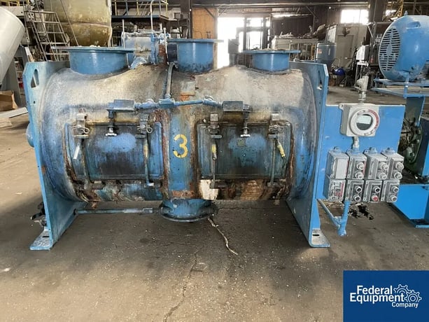 42 cu.ft. Littleford #FKM-1200-E, Mixer, Carbon Steel, 40/30 HP, on stand, 1990 - Image 7