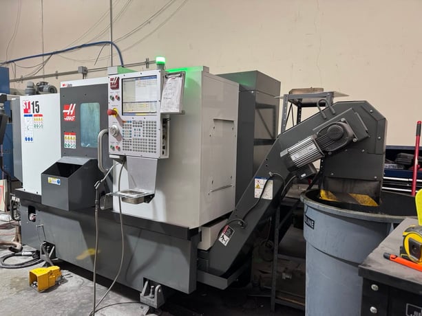 Haas #ST-15, CNC Lathe, 16.5" swing, 12" diameter x 16" L max, 4k RPM, 20 HP, rigid tap, Parts Catcher, 2020 - Image 1