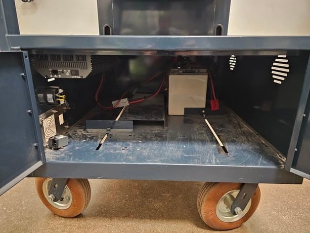 Power Mobility Cart, L1Y, PMC Wheel, Pneumatic caster, lower storage cabinet - Image 2