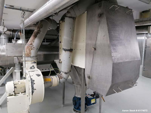 Escher Wyss #WS-2350, Double Drum Dryer, 1 ton, 26 RPM, 120 psi steam, 4.5' diameter x 8.5' straight side, 5 - Image 2