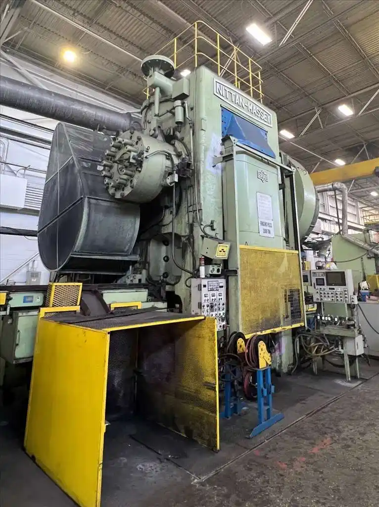 2800 Ton, Nittan Massey #MHFP2800-LW, hot forging line, 14" strtoke, 39.6" Shut Height, 201 HP, 2004 - Image 6