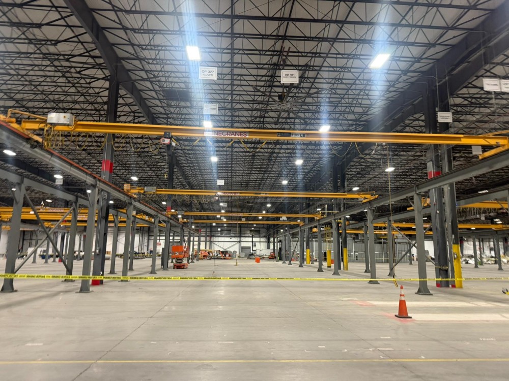 .5 Ton, Kone, 50' 0" Span, 21' Lift, Class D, Pendant, VFD Bridge, Rail/Runway/Cols Avail, 2020, Qty 4 Avail - Image 2