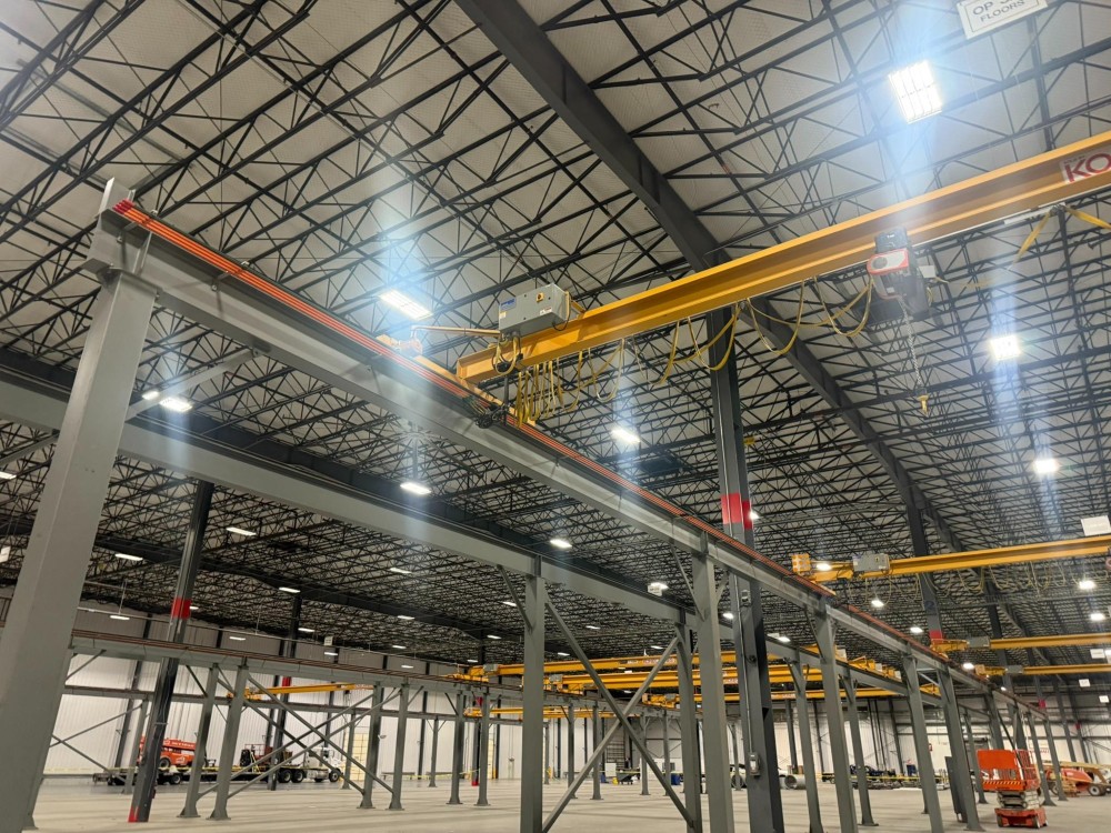 .5 Ton, Kone, 50' 0" Span, 21' Lift, Class D, Pendant, VFD Bridge, Rail/Runway/Cols Avail, 2020, Qty 4 Avail - Image 5