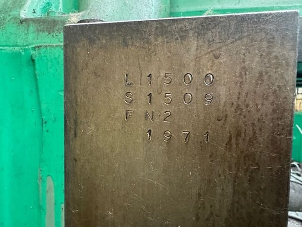 Liebherr #L1500, vertical gear hobber, 59.1" workpiece diameter, 53.9" table diameter, conventional Control - Image 7
