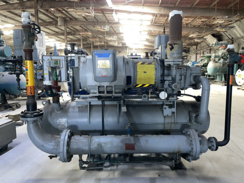 200 HP FES #16SE, rotary screw compressor, 350 psig, R717, 230/460 V., 3565 RPM, Fr.444TSC - Image 1