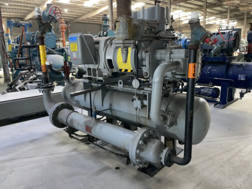 200 HP FES #16SE, rotary screw compressor, 350 psig, R717, 230/460 V., 3565 RPM, Fr.444TSC - Image 3