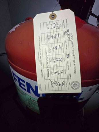 400 lbs. Fenwal #FM-200, Clean Agent Extinguishing System - Image 2