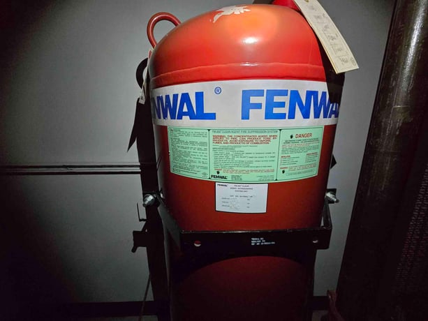 400 lbs. Fenwal #FM-200, Clean Agent Extinguishing System - Image 4