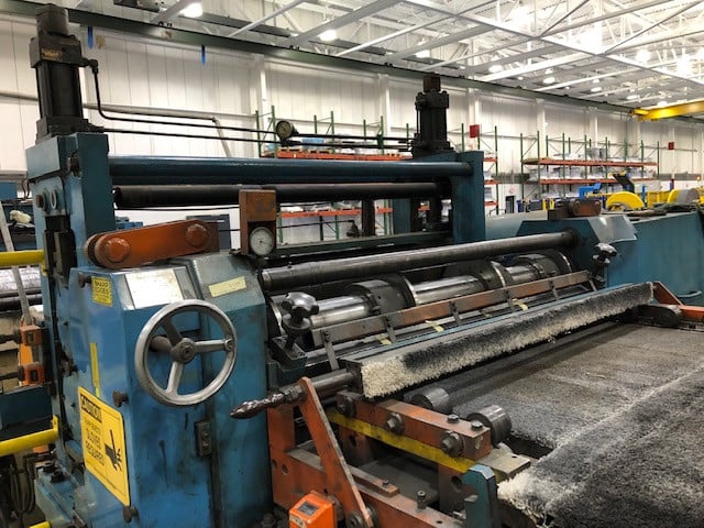 40" x .1" Georg #KS160/250-1000W, 15000 lb., Slitting Line for Transformer Stock (Copper, Alum., Silicon) - Image 2