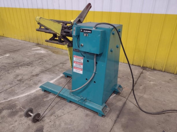 4000 lb. Durant #MD-401-M, motorized uncoiler coil reel, 16" widrth, 15"-20" ID, 60" outside dimensions, 2 HP - Image 10
