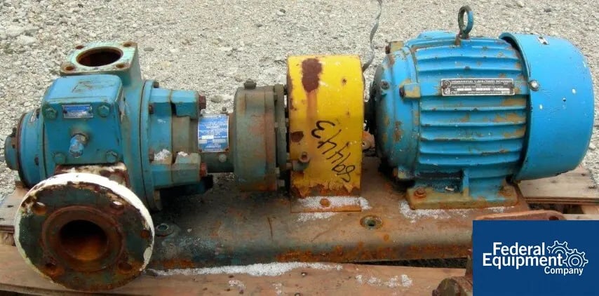 2.5" Blackmer, Rotary Vane Pump, cast iron, 5 HP, 230/460 V., explosion proof motor (3 available) - Image 3