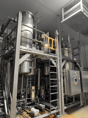 Buflovac Hebeler #12-04878, Double-effect Rising/falling Film Evaporator System, 6,500 Lb/hr, 304L 316L - Image 2