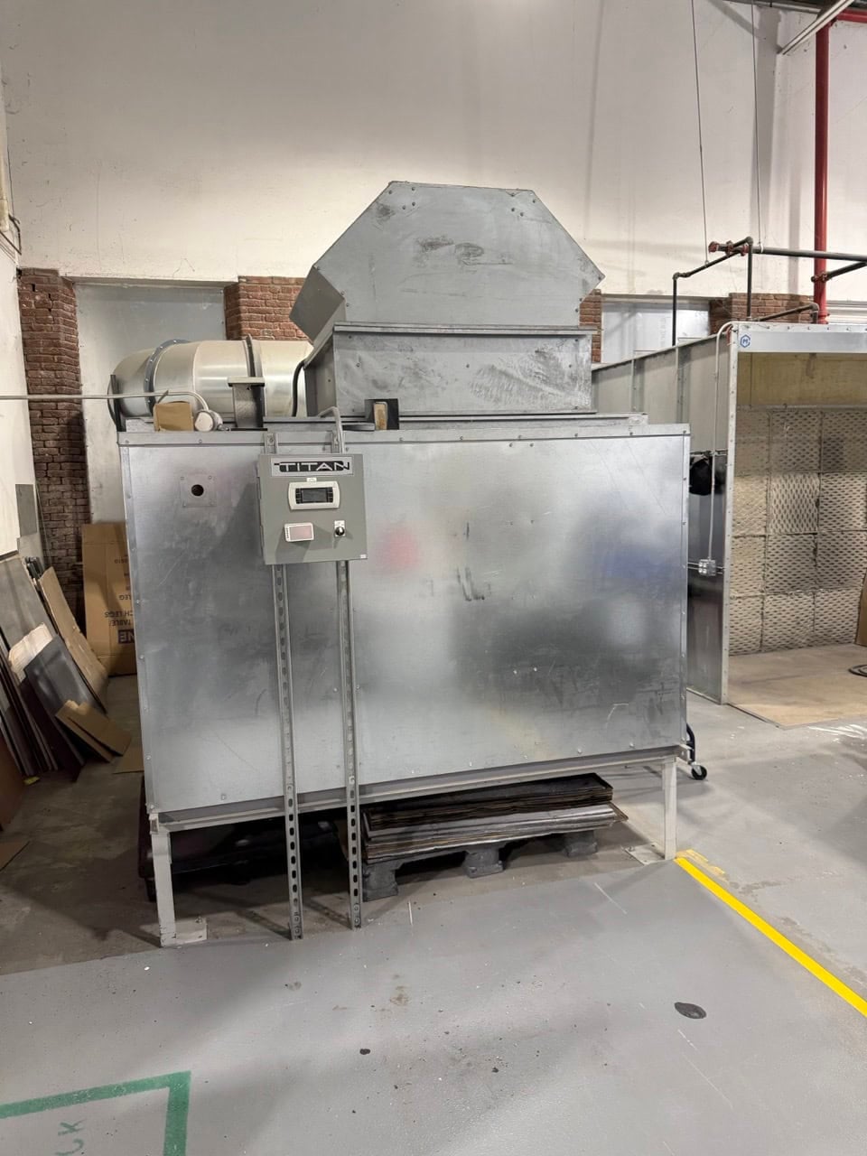 Titan #TA-122-NG-HRV-DA, Natural Gas Air Makeup Unit, 16000 CFM, 1584000 BTUH, 480 V., 2023 - Image 1