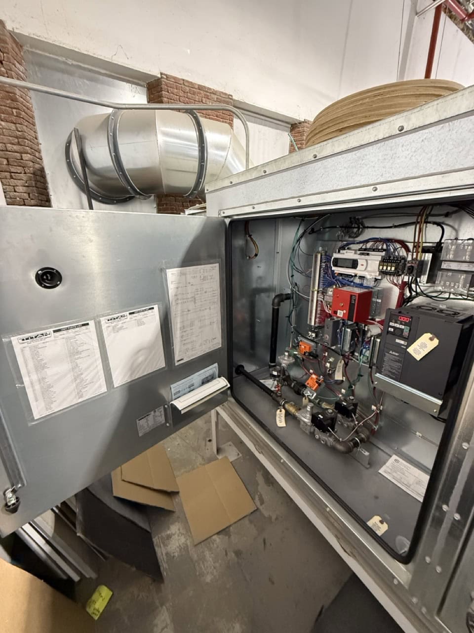 Titan #TA-122-NG-HRV-DA, Natural Gas Air Makeup Unit, 16000 CFM, 1584000 BTUH, 480 V., 2023 - Image 6