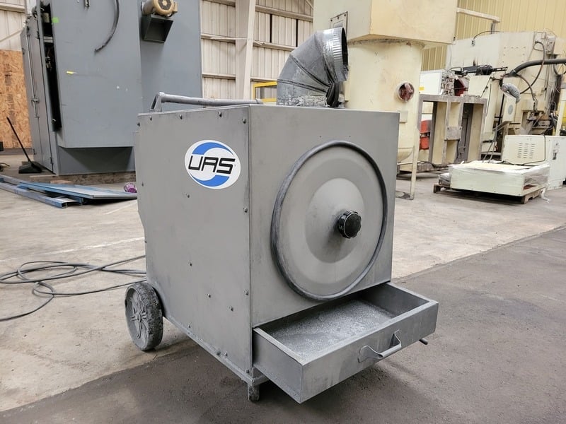 750 cfm UAS #VP-0750, Portable Cartridge Dust Collector, 141 ft filter area, 3 HP, 600 Volts, 3PH - Image 4
