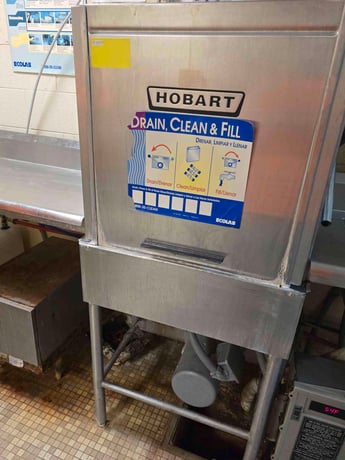 Hobart, Dishwasher, Three Part, 14' L X 2.5' D, Washer Prep & Table - Image 6