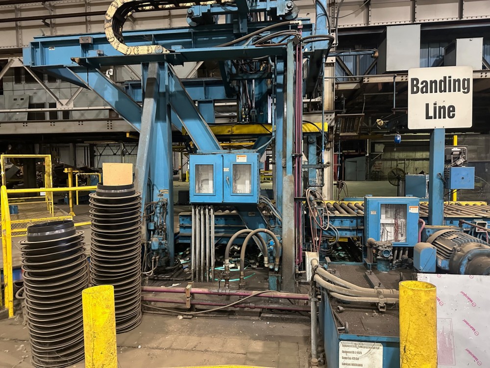 10000 lb./12000 lb. Stamc, Coil Packaging Line w/Stacker, 72" OD x 36" multi - Image 4