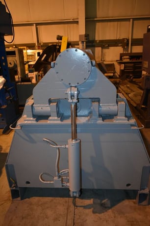 7/16" x 12' WDM #100-11-12, 3-roll hydraulic pinch pyramid plate bending roll, 2-speed reducer - Image 8