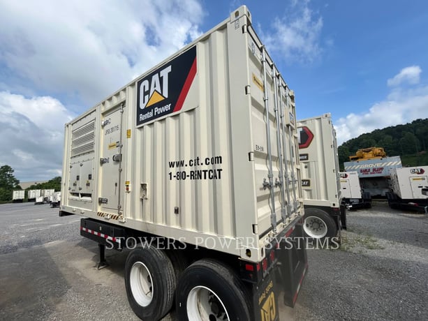 455 KW Caterpillar #XQ570-C18, diesel gen set, Tier 4F, PMG, trailer mount, 5 hours, 2019 - Image 2