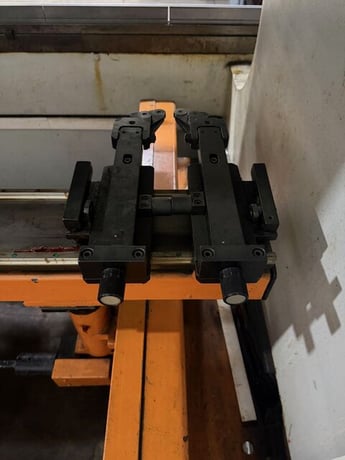 176 Ton, Ermaksan #CNC-SAP-12X176, cnc press brake, 12' overall, 7" stroke, 128" between housing, 20 HP, 4 - Image 10