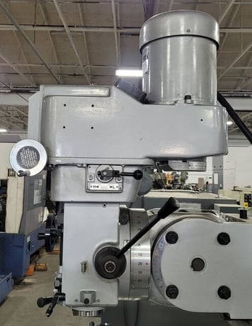 Sharp #VH-25, Vertical/Horizontal Combo Milling Machine, 10" x 56" table, 3 axis, 5 HP, 4500 RPM, 2018 - Image 6