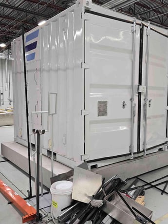 Liquid Metal Battery Shell in Shipping Container - Image 1