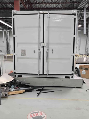 Liquid Metal Battery Shell in Shipping Container - Image 2