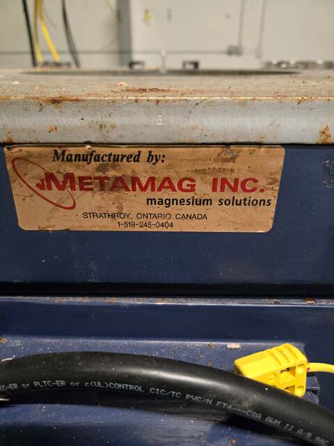 Metamag Inc. Magnesium Melting/Holding Furnace. - Image 2