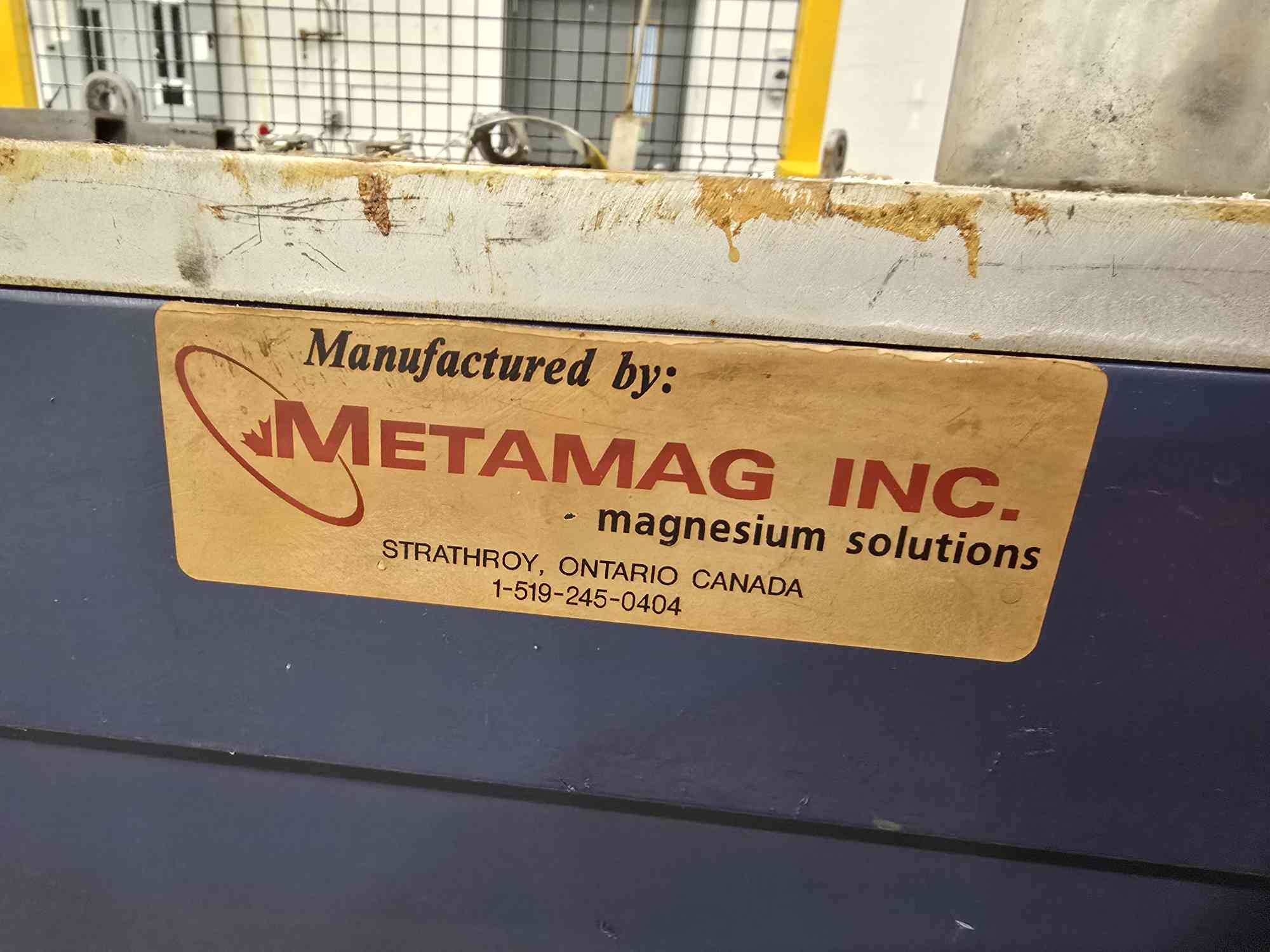 Metamag Inc. Magnesium Melting/Holding Furnace. - Image 9