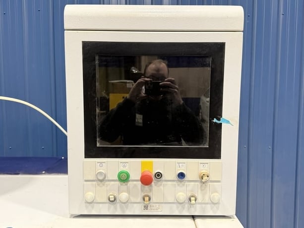 Homag #ABD050, Glue & Dowel Machine, 31.5" x 49.2" max, 2.36" thick max, 7500 RPM, 2017 - Image 4