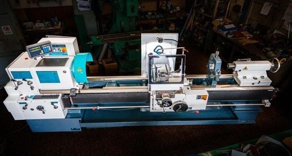 24" x 78.7" Tos Trencin #SN-63/3000, Engine Lathe, 34.6" swing in gap, 3" spindle bore, 15 HP, 1000 RPM - Image 1
