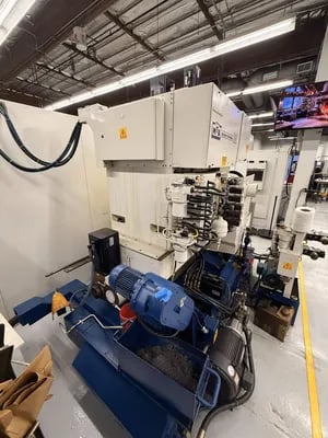 Lorenz #LS-152, 4-Axis CNC Gear Shaper, 6" diameter, 2" stroke, number controls, tailstock - Image 2