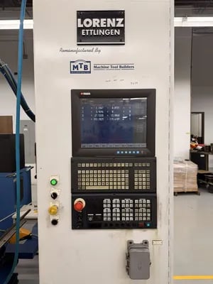 Lorenz #LS-152, 4-Axis CNC Gear Shaper, 6" diameter, 2" stroke, number controls, tailstock - Image 3