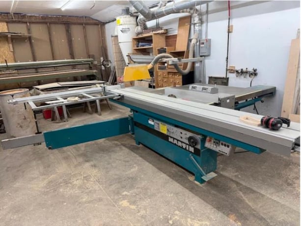 Martin #T-72-A, Sliding Table Saw, 10'10" cutting capacity, 6-3/4" max. cutting height, 7.5 HP main saw - Image 1