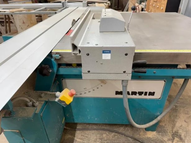 Martin #T-72-A, Sliding Table Saw, 10'10" cutting capacity, 6-3/4" max. cutting height, 7.5 HP main saw - Image 5