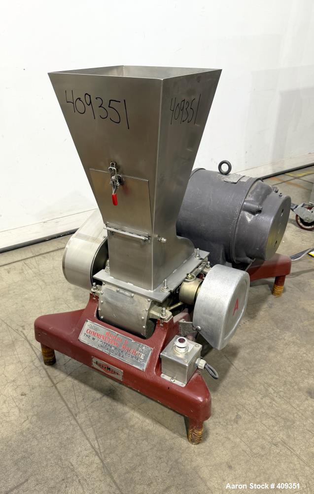 Fitzpatrick Fitz-Mill #D, Hammer Mill, VFD Control, 12" diameter cut chamber, 16 blades, 7.5 HP, GS2 drive - Image 1